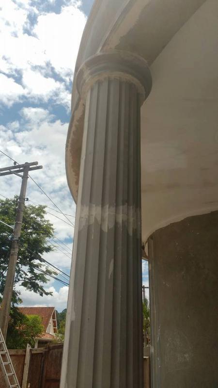 Molduras de cimento para colunas